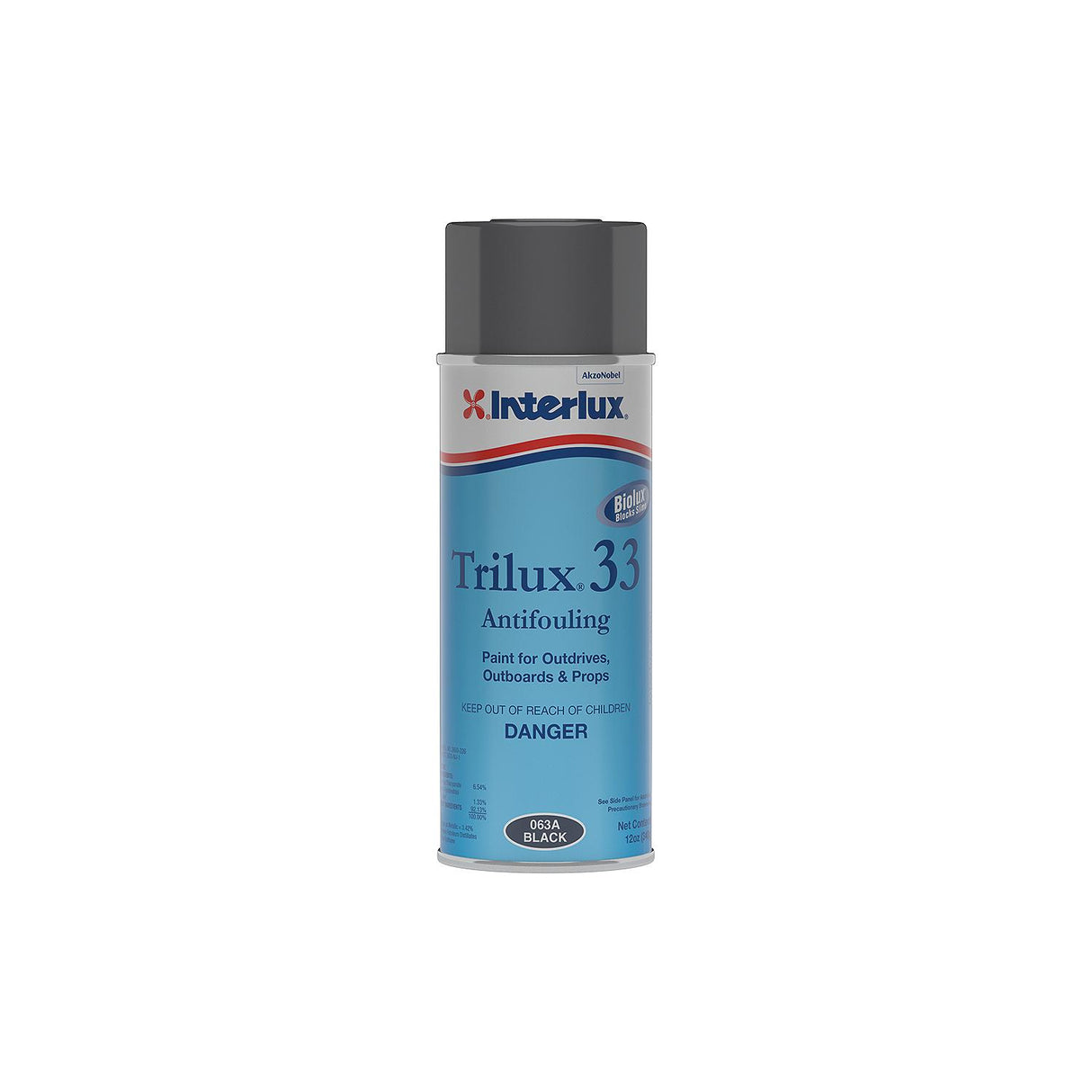 Interlux Interlux YBA064A16 Trilux 33 Antifouling Paint, Spray Can, Gray