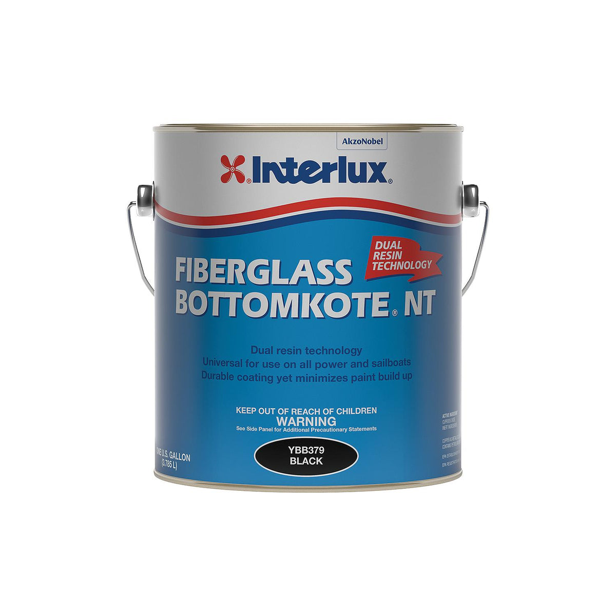 Interlux YBB379G Fiberglass Bottomkote® NT Bottom Paint, Black Gal. - YBB379/1 - official Interlux product image 3