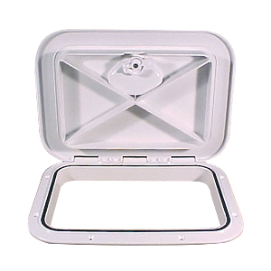 Beckson Marine Beckson 11" x 15" Flush Hatch White - ASA Material - Acrylonitrile Styrene Acrylate - HT1115AW