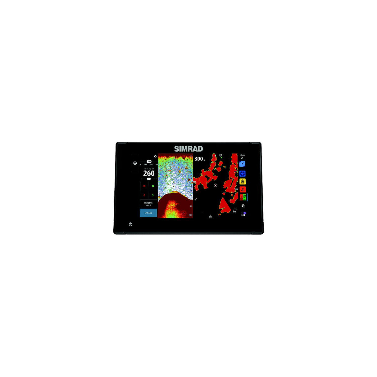 SIMRAD 00015214001 NSX⢠3007 Smart Chartplotter & Fishfinder, 7" w/o Transducer - 000-15214-001