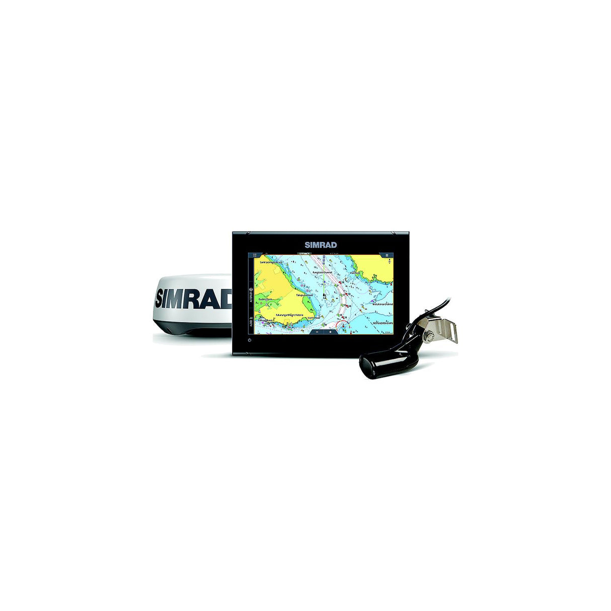 SIMRAD 00016294001 GO9 XSE with HDI Transducer, HALO20 Radar & C-Map Discover Chart - 000-16294-001
