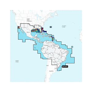 Garmin Navionics Vision+™ NVSA004L -Mexico, the Caribbean to Brazil - Inland & Coastal Marine Charts - 010-C1285-00
