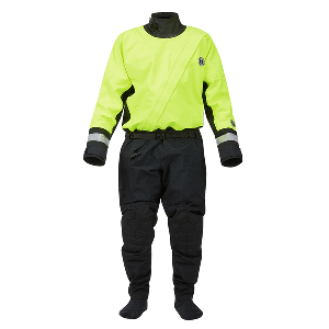 Mustang Survival Mustang MSD576 Water Rescue Dry Suit - Fluorescent Yellow Green-Black - XXL - MSD57602-251-XXL-101