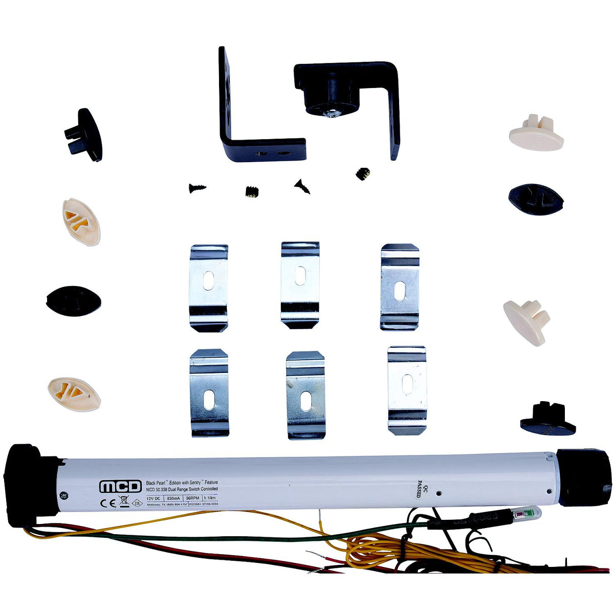 MCD by Airxcel MCD 100502 Adventure Ready Solo Steel Bracket Kt With 1 Motor for MCD Window Roller Shade Systems - 100.503 - image 1