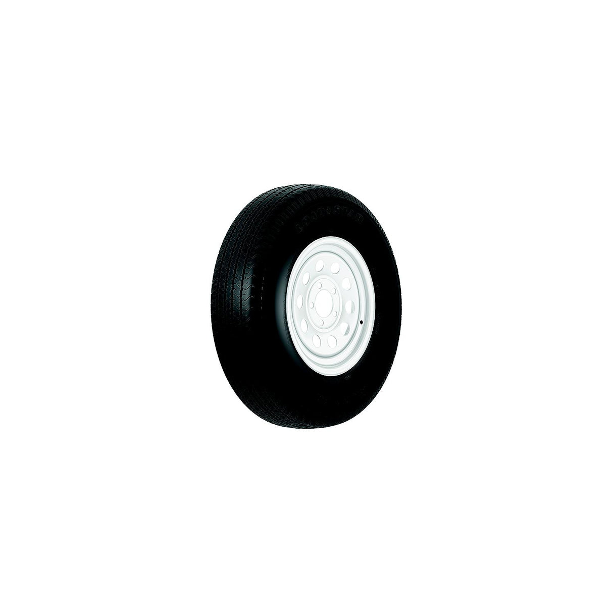 Loadstar Tires Loadstar ST Radial Tire and Wheel (Rim) Assembly ST205/75R-14 5 Hole C Ply
