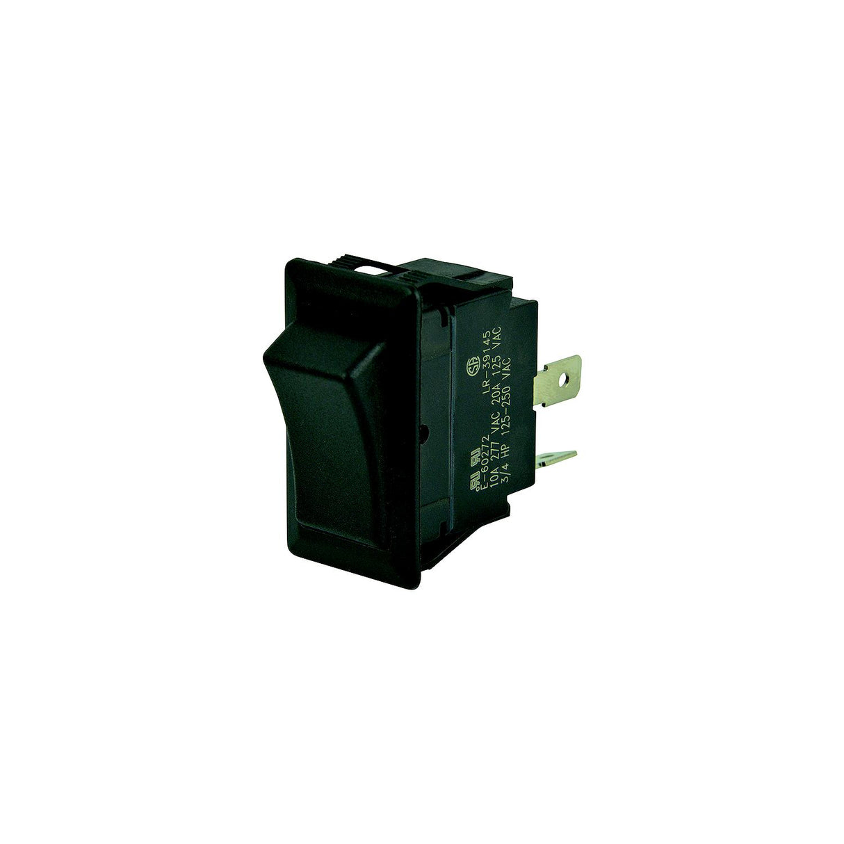 BEP 1001709 Rocker Switch, Off-(On), SPST, 1/4" Blade Terminals - 1001709