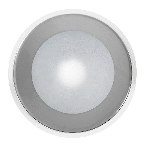 Shadow-Caster LED Lighting Shadow-Caster DLX Series Down Light - White Housing - RGB - Chrome Bezel - SCM-DLX-CC-CHR-WH