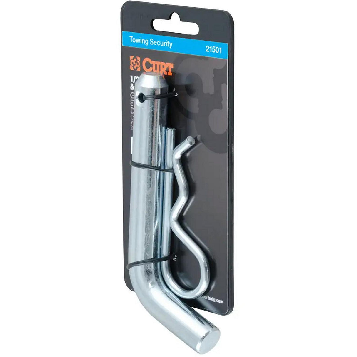 Curt Manufacturing Curt 21500 Hitch Pin 5/8", 2" Receiver, Zinc, Packaged - 21501 - image 3