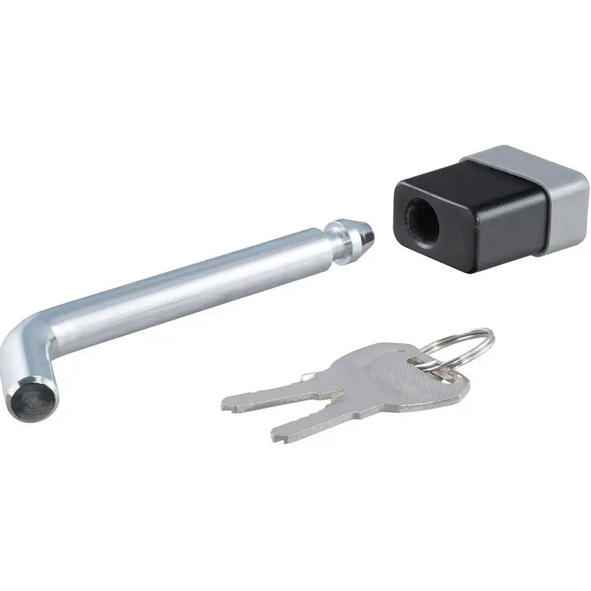 Curt Manufacturing Curt Mfg. 23021 5/8" Hitch Lock , fits 2", 2-1/2" or 3" Receiver, Deadbolt, Chrome - image 1