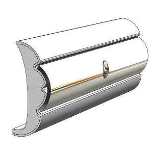 TACO Marine TACO Rigid Vinyl Flex-Core Rub Rail 1.58" x .635" - Frosty White 60' - V21-9959WHC60D-1
