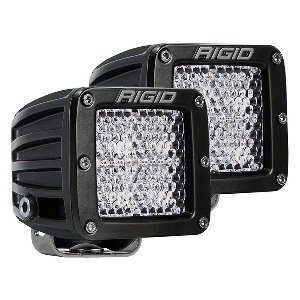 RIGID Industries D-Series PRO Flood Diffused Surface Mount Black Light - Pair - 202513