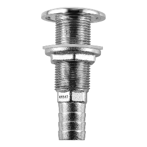 Attwood Marine Attwood Stainless Steel Thru-Hull Standard Straight Barbed - 5/8" Inner Diameter - 66546-3