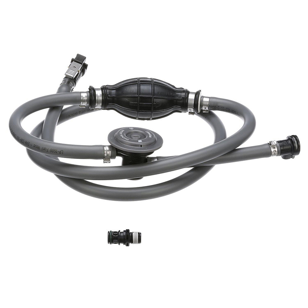 Attwood Fuel Line Hose Kit 3/8" x 6' With Fuel Demand Valve and Sprayless Connector For - 93806EUSD7