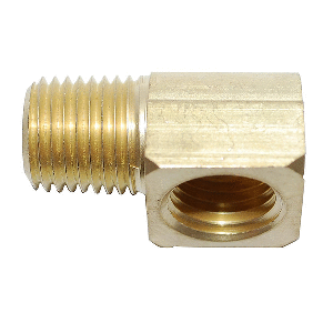 Attwood Marine Attwood Universal 90 Degree Elbow - 1/4" NPT x 1/4" NPTF - Brass - 8887-6
