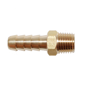 Attwood Marine Attwood Universal Brass Fuel Hose Fitting - 1/4" NPT x 5/16" Barb - 88FBM101-6