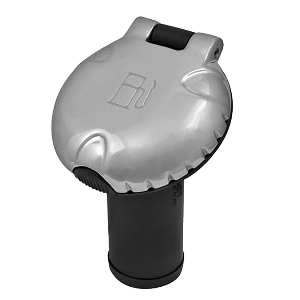 Attwood Marine Attwood Deck Fill f/Carbon Canister System - Angled Body & Scalloped Chrome Cap - 99DFCCAZ1S