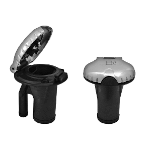 Attwood Marine Attwood Deck Fill f/Pressure Relief Systems - Straight Body & Scalloped Stainless Steel Cap - 99DFPVSS1S