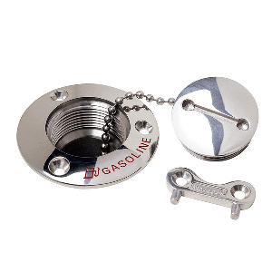 Attwood Marine Attwood Gasoline Deck Fill - 1-1/2" Stainless Steel Alloy - 66406-5