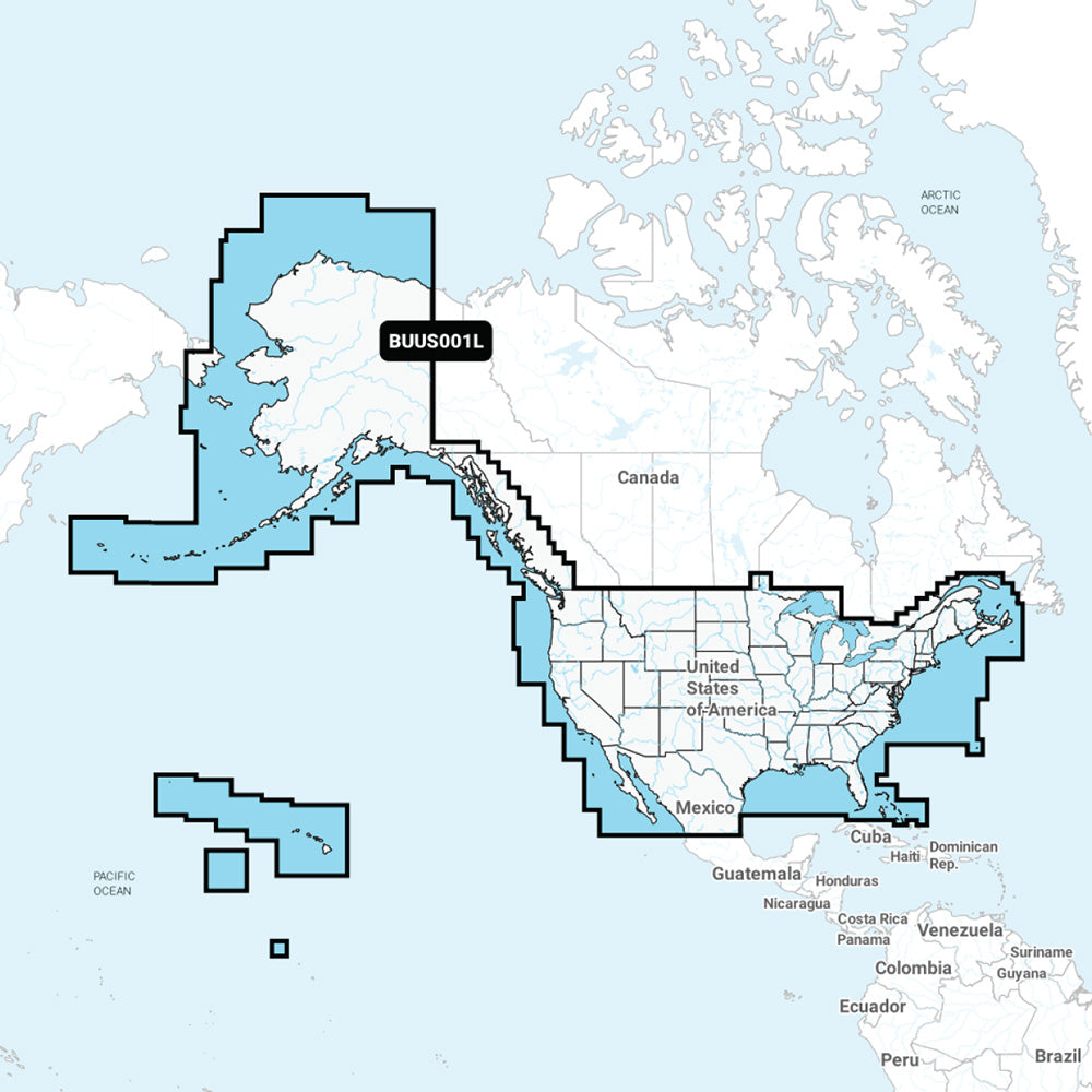 Garmin Navionics+™ BUS001L U.S. & Coastal Canada Built-In Chart Updates - microSD™/SD™ & 1-Year Subscription - 010-13177-00