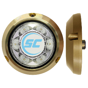 Shadow-Caster LED Lighting Shadow-Caster SC3 Series Great White Bronze Surface Mount Underwater Light - SC3-GW-BZSM