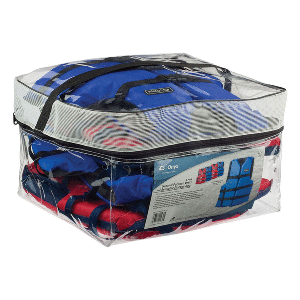 Onyx Outdoor Onyx Adult General Purpose Life Vests - 4-Pack (2 Red, 2 Blue) - 103200-999-004-12
