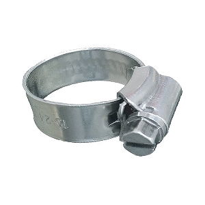 Trident Marine 316 SS Non-Perforated Worm Gear Hose Clamp - 3/8" Band - 7/16"–21/32" Clamping Range - 10-Pack - SAE Size 4 - 705-0561