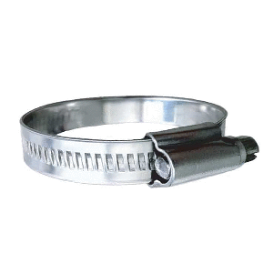 Trident Marine 316 SS Non-Perforated Worm Gear Hose Clamp - 15/32" Band - (1-3/4" – 2-1/4") Clamping Range - 10-Pack - SAE Size 28 - 710-1121