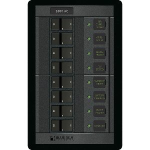 Blue Sea Systems Blue Sea 230 Volt AC 8 Position 360 Panel - 1229