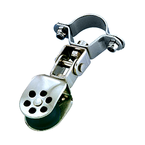 Wichard Marine Wichard Stainless Steel Single Block - 25mm Sheave Diameter f/25mm Stanchion Pivoting - 30125W