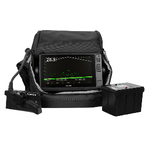 Garmin ECHOMAP™ UHD2 93SV LiveScope™ Plus Ice Fishing Bundle LI w/ECHOMAP™ UHD2 93sv, LiveScope Plus System & Lithium-ion Battery - 010-02688-35