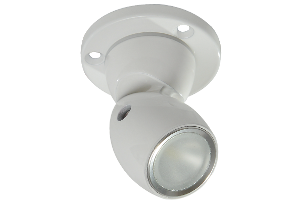 Lumitec GAI2 LED Positionable Light With Heavy Duty Base - Spectrum - White - Spectrum RGBW - 111831 - GAI2 HDB white right