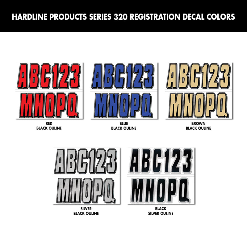 Hardline Products Series 320 Registration Kit (3”, Red) - REBLK320 - image 2
