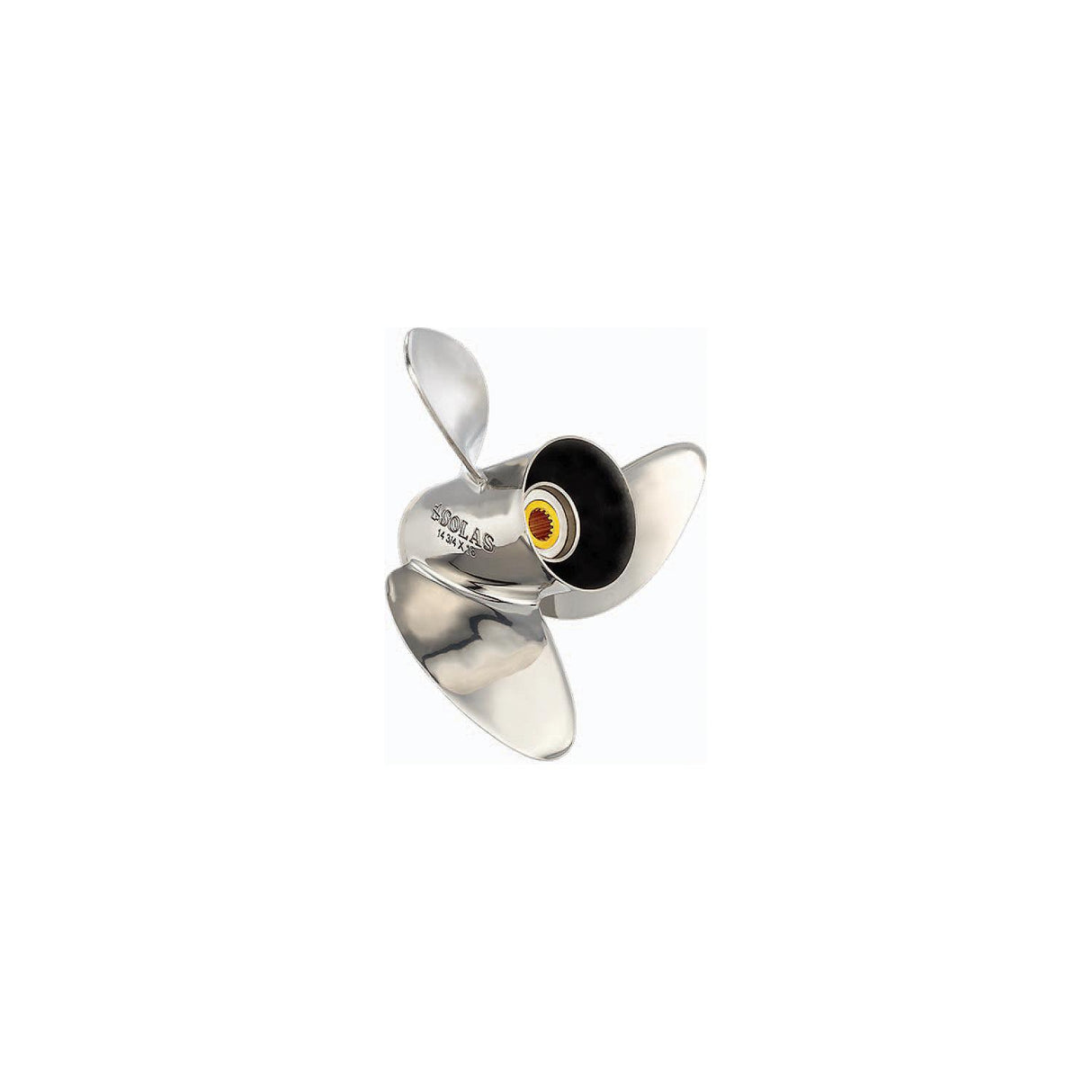 Solas Propeller Solas 512109310 Saturn Stainless Steel 3-Blade Propeller for Tohatsu/Nissan, RH, 9.25 x 10 - 5121-093-10