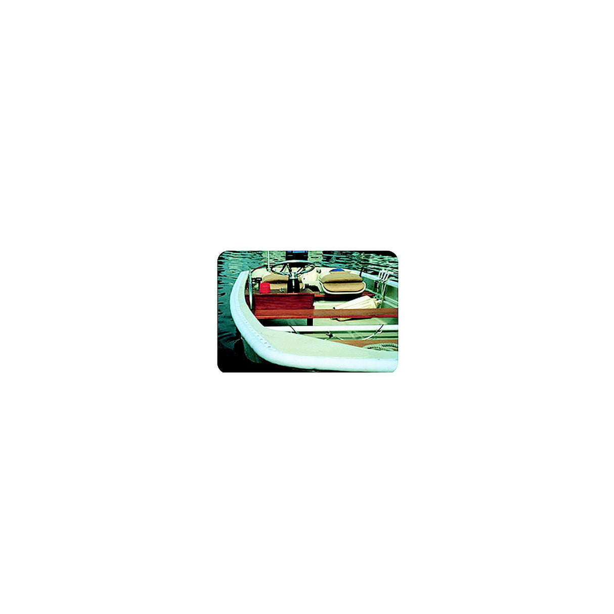 Taylor Made Products Taylor Gunnel Guard 3/4-Round 1-1/4" Diameter x 50' L - White - 2020108624