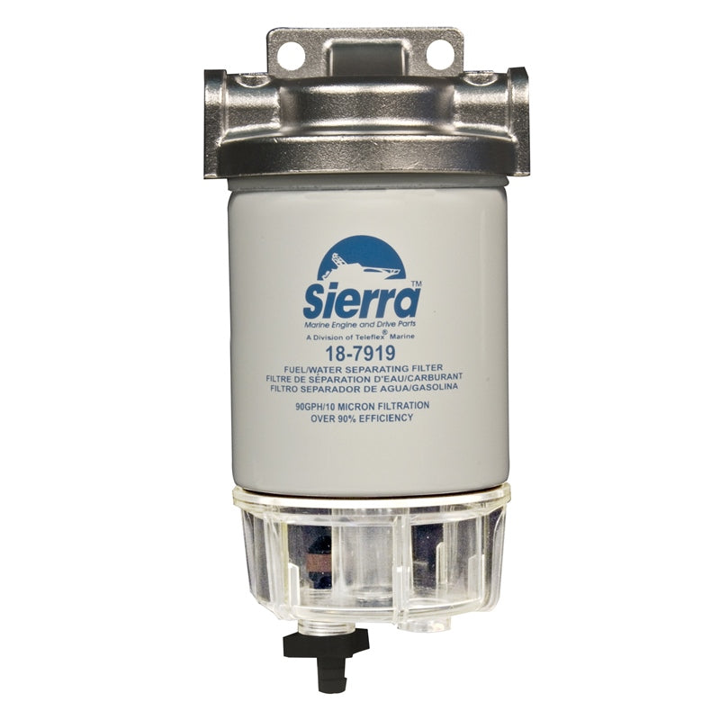 Sierra 18-7937-1 Fuel KT Stainless Steel 1/4 Clear Bowl Marine Boat