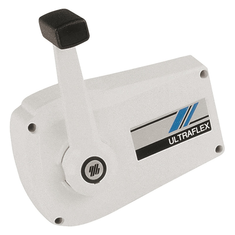 Uflex B89 Side Mount DA Control Sngl White Marine Boat