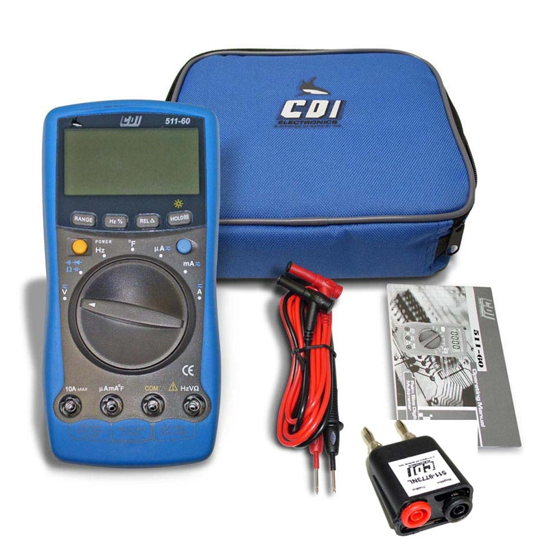 CDI Electronics 511-60A Multimeter With Tmp&adptr Marine Boat