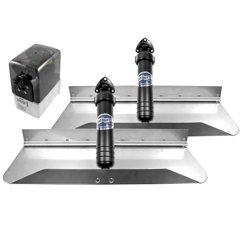 Bennett Marine 249 Trim Tab Set Hydr 9x24