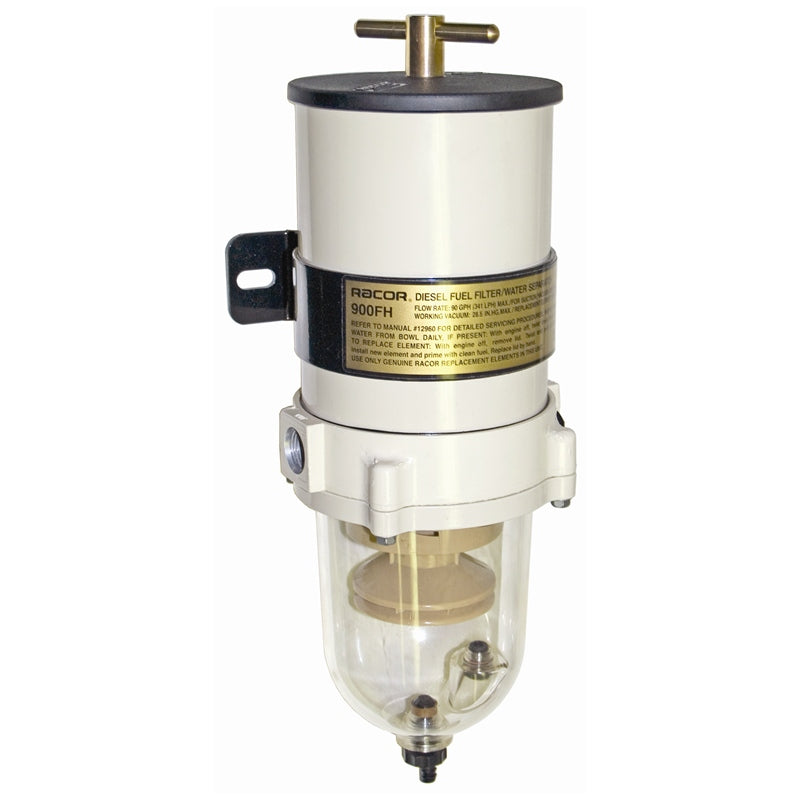 Racor 900FV10 FG Fuel/Water Fltr Separ With Valve Marine Boat