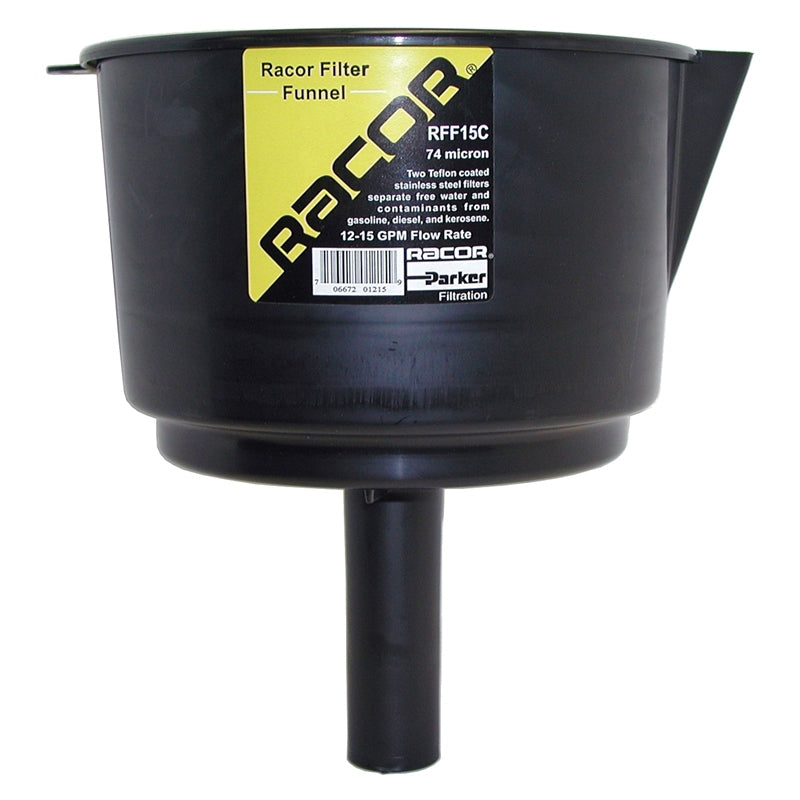 Racor RFF15C FUNNEL W/FILTER 15GPM