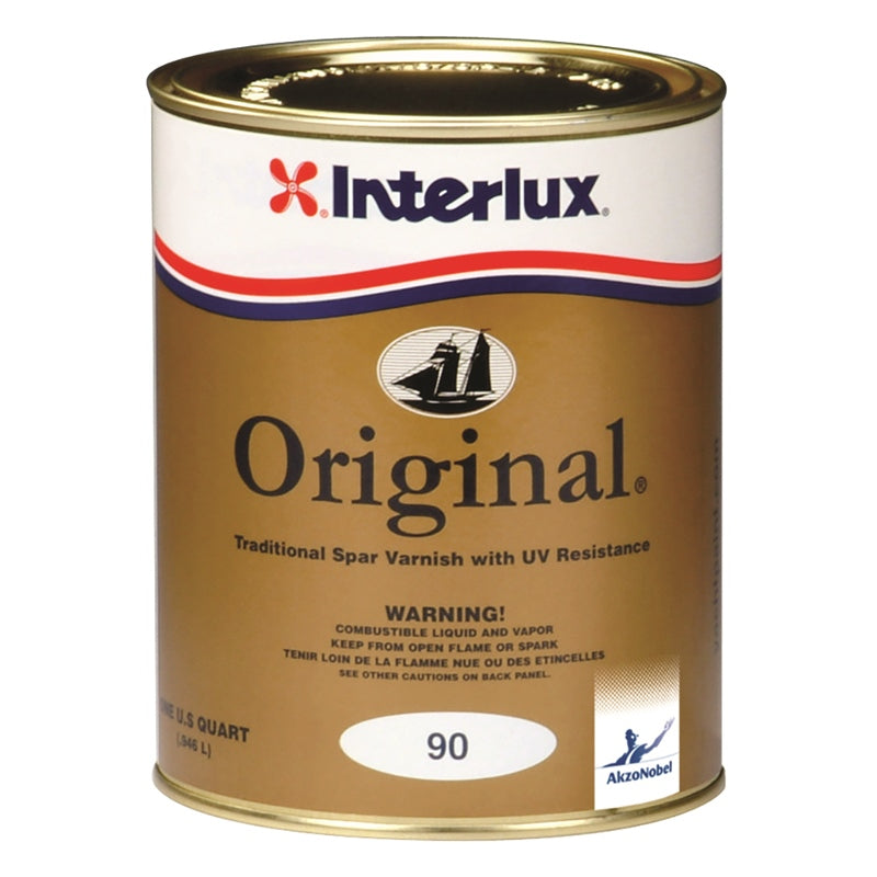 Interlux 5507932 Y90 Original Varnish QT Marine Boat