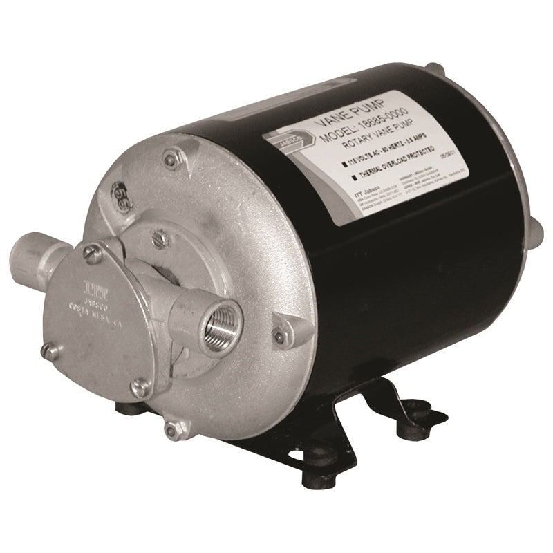 Jabsco 18685-0000 Heavy Duty Diesel Transfer Vane Pump 110V 7GPM Marine Boat