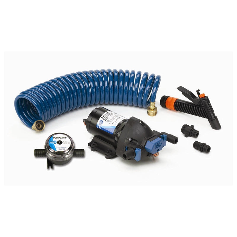 Jabsco Q401J-118N-4A Hotshot Washdown Kit 12V 4.0GPM With HS Marine Boat