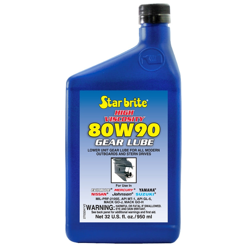 Star Brite 27032 Lower Unit Lube 80W90 QT Marine Boat