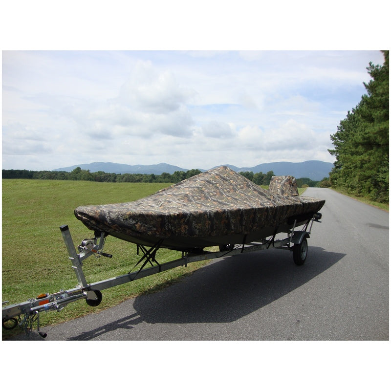 Carver 77817C-SG Johnson Bass Boat Cover O/B 17'6"x74" Camo