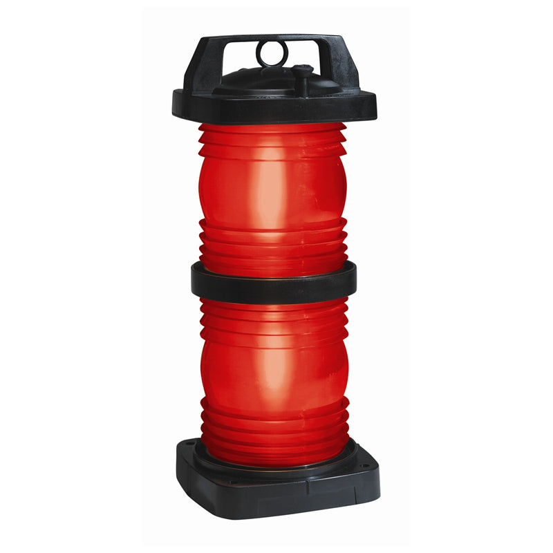 Perko 1368 RE0 Blk Double Lens Black/Polypropylene All-Round Light Red