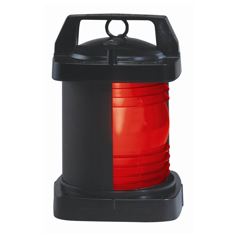 Perko 1372 RE0 Blk Single Lens Black/Polypropylene Side Light Red Marine Boat