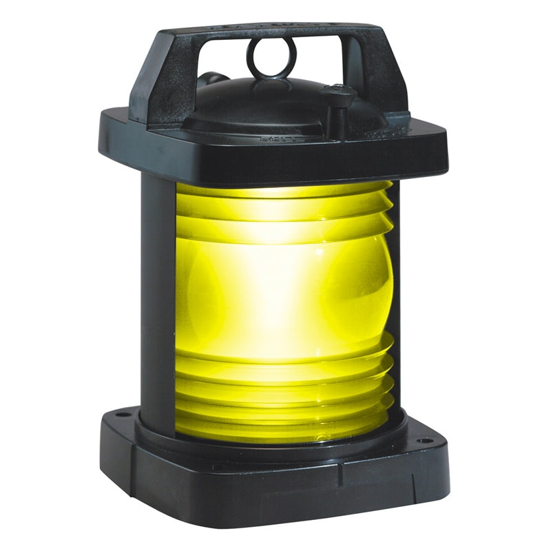 Perko 1374 ME0 Blk Single Lens Black/Polypropylene Towing Light Ylw Marine Boat