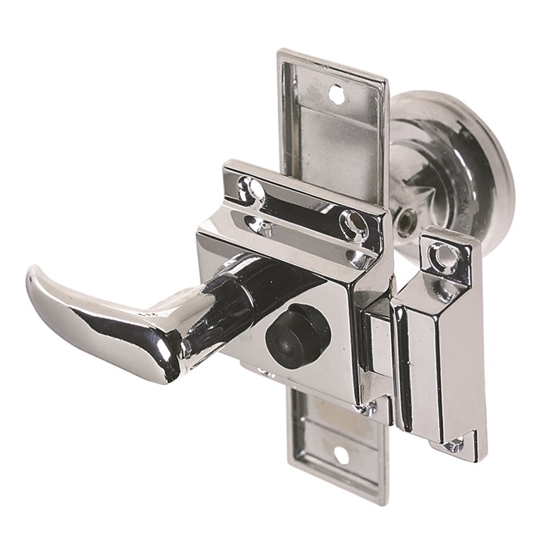 Perko 0928 DP0 Chr Rim Latch Set Box Strike Marine Boat