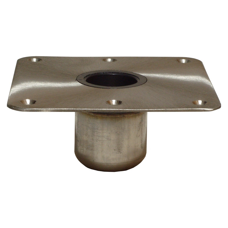 Springfield Marine 1640013-CL Spring-Lock Base Stainless Steel 7"x7" No-Lock